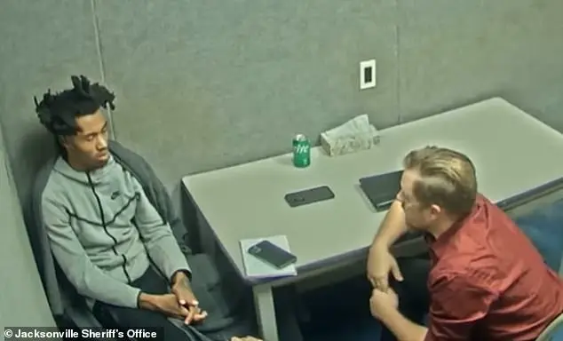 Florida homicide suspect’s alibi discredited by police interview room footage