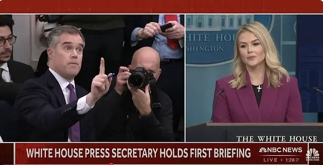 NBC News’ Peter Alexander Butts Heads With White House Press Secretary Karoline Leavitt Over Immigration Policies