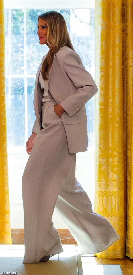 Behind Closed Doors: Melania Trump's Exclusive Access to White House AI Strategy Revealed Through Unconventional Suit