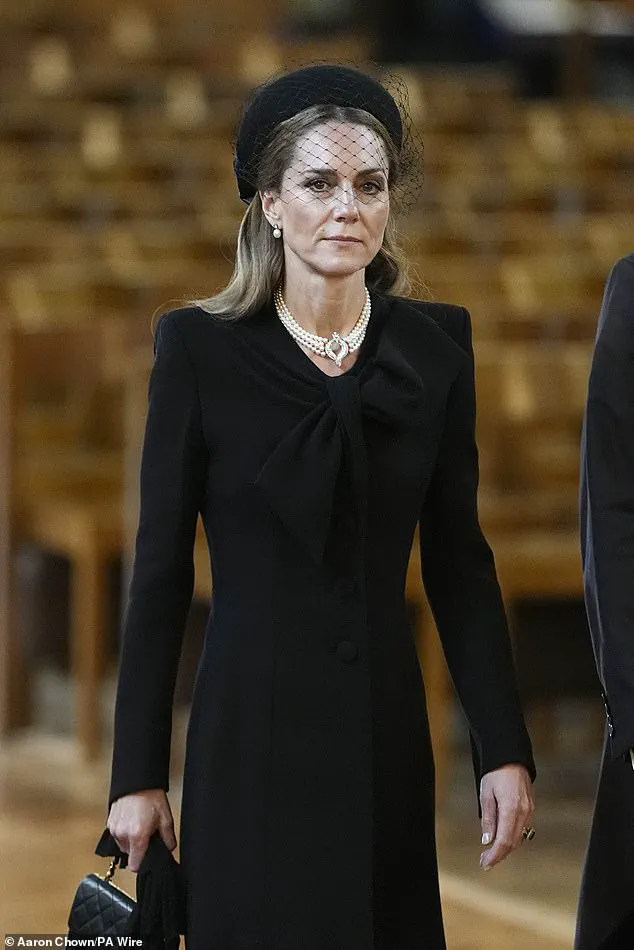Breaking: Princess of Wales Wears Queen Elizabeth's Jewelry in Historic Tribute at Duchess of Kent's Funeral