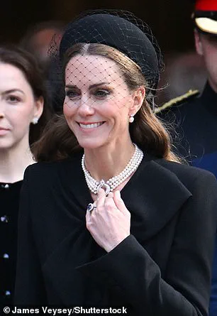 Breaking: Princess of Wales Wears Queen Elizabeth's Jewelry in Historic Tribute at Duchess of Kent's Funeral