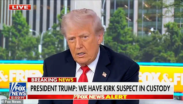 Emotional Revelation: Trump Details Harrowing Moment Learning of Charlie Kirk's Assassination in Fox & Friends Interview