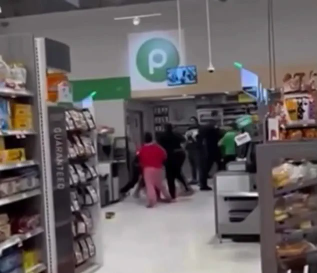 Exclusive Footage Reveals Chaos as Shirtless Man Turns Publix Shelf into Weapon in Miami Brawl