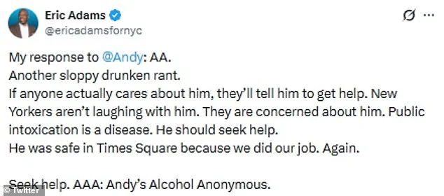 ‘Unacceptable and disgraceful’: Eric Adams Condemns Andy Cohen’s Inebriated Outburst During CNN’s New Year’s Eve Broadcast