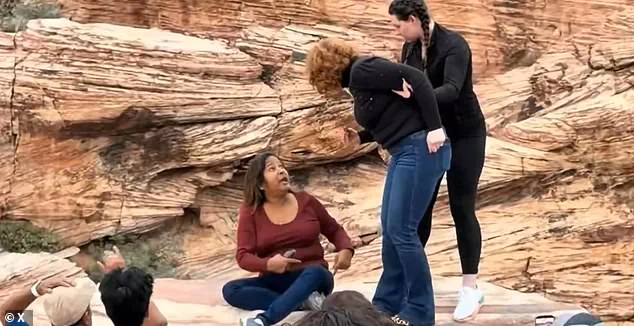 Peaceful Selfie Spot Turns Chaotic After Heated Exchange at Red Rock Canyon