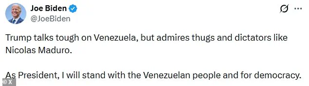 Late-Breaking: Biden's 2020 Trump-Maduro Claim Resurfaces Amid U.S. Forces' Capture of Maduro, Reigniting Controversy