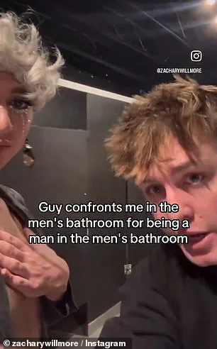 Viral Video of Gay Influencer Confronted in Men’s Bathroom Sparks National Debate on Gender Identity and Public Spaces
