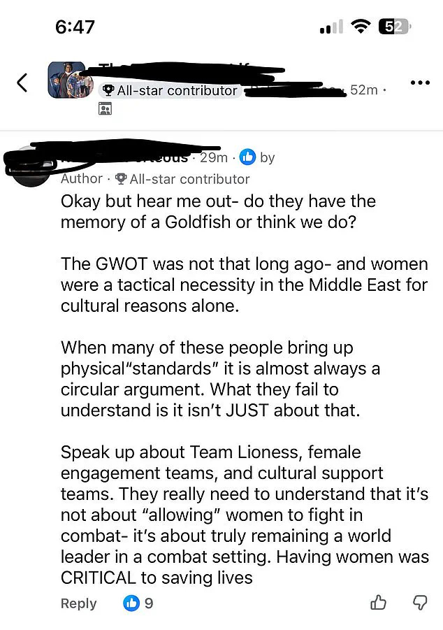 Pentagon's Controversial Inquiry into Women in Combat Roles Sparks Debate Over Military Effectiveness