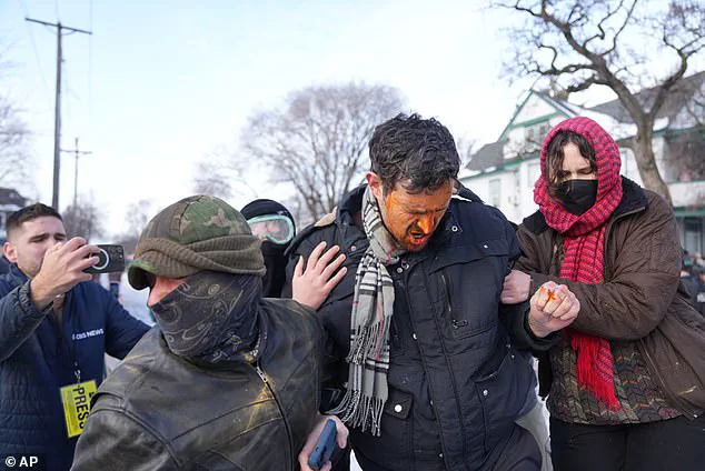 Furious Minneapolis Protesters Burn American Flag in Symbolic Defiance, Clashes with Federal Agents Escalate