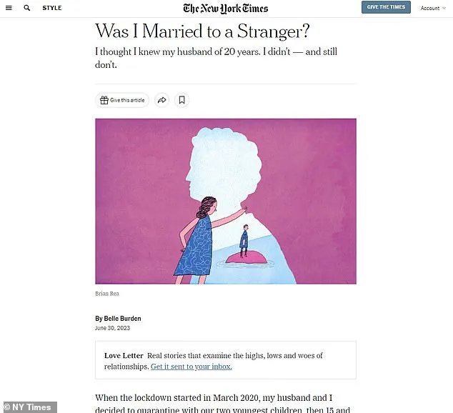 A Cautionary Tale of a Crumbling Marriage: 'He Dropped Me on the Spot' Says Heiress Flobelle Burden