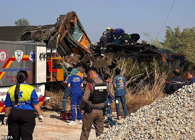 Crane Collapse on Train in Nakhon Ratchasima, Thailand Kills 28, Injures 80