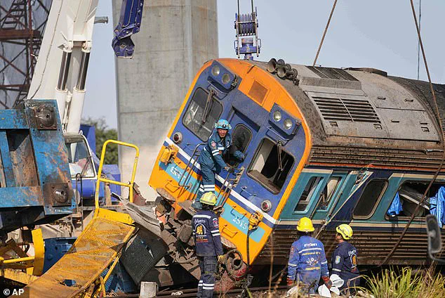 Crane Collapse on Train in Nakhon Ratchasima, Thailand Kills 28, Injures 80