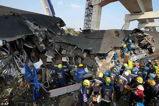 Crane Collapse on Train in Nakhon Ratchasima, Thailand Kills 28, Injures 80