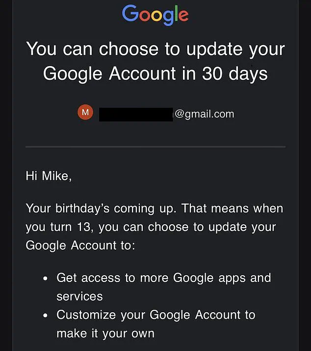 Google Accused of Contacting Children Ahead of 13th Birthday to Undermine Parental Oversight and Expose Minors to Online Risks
