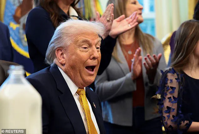 Trump's Hesitant Moment with Pennsylvania Dairy Farmers During Whole Milk Act Signing