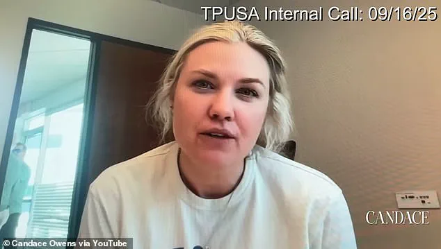 Candace Owens Leaks Internal Zoom Call of Erika Kirk as Turning Point USA Leadership Crisis Intensifies