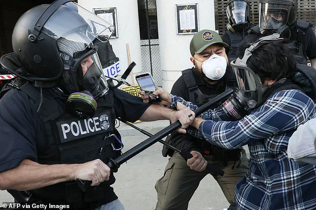 Protesters Confront Police in Los Angeles Over ICE Raids, Advocates Demand Justice