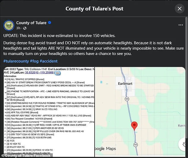 Central Valley Crash Investigation Reveals Complex Interplay of Environmental and Human Factors