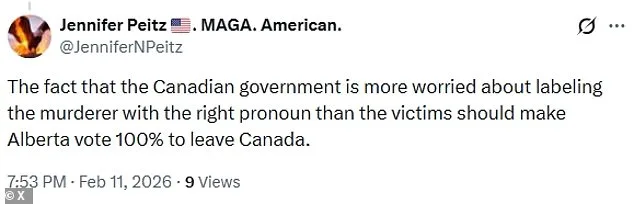 RCMP Under Fire for Emphasizing Transgender Shooter's Pronouns After BC School Massacre