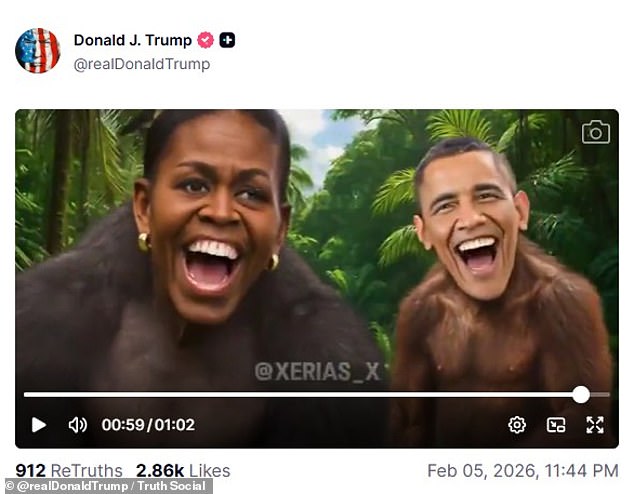 Obama Condemns Trump's Ape Meme as 'Clown Show' and Political Decline