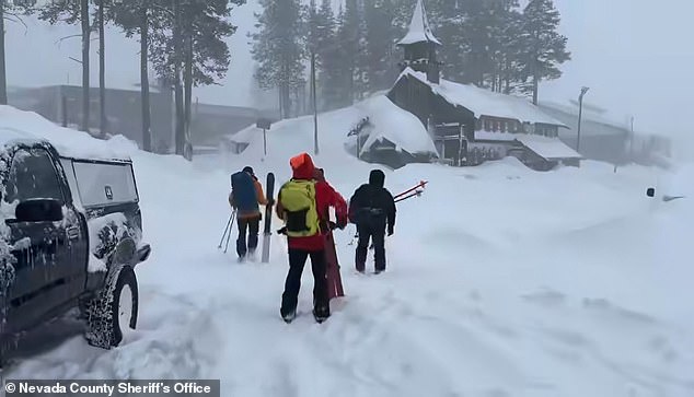 Avalanche near Lake Tahoe leaves 10 backcountry skiers missing as search teams comb Sierra Nevada region