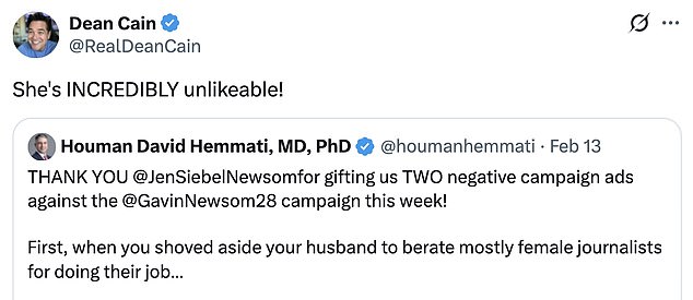 Jennifer Siebel Newsom Interrupts Husband's Press Conference to Challenge Media on 'War on Women