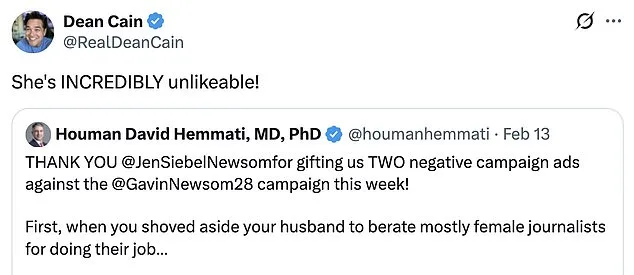 Jennifer Siebel Newsom Interrupts Husband's Press Conference to Challenge Media on 'War on Women