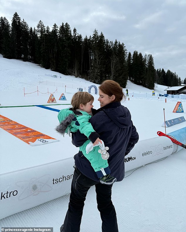 Princess Eugenie's Alpine Escape Amid Royal Family Turmoil as Her Father Faces Legal Troubles