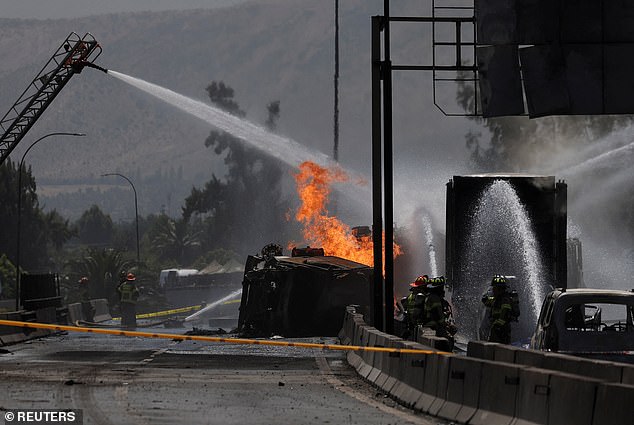 Gas Tanker Explosion in Chile Claims Four Lives, Destroys 50 Vehicles