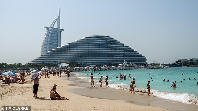 Calm Amid Chaos: Dubai's Beaches Unfazed by Regional Tensions