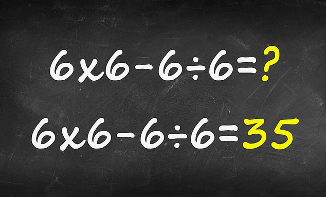 Viral Math Problem 6 x 6 - 6 ÷ 6 Leaves Millions Baffled: Why Order of Operations Matters