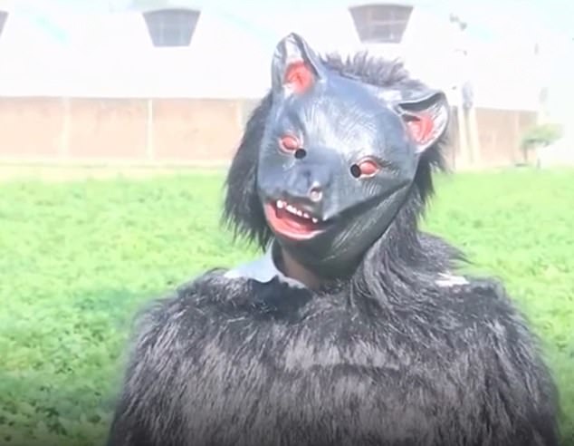 Desperate Farmers in India Use Bear Costumes to Deter Monkeys Raiding Crops