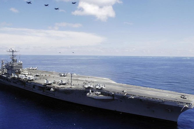 U.S. Carrier USS Abraham Lincoln Remains in Combat Operations Amid Iranian Missile Attack