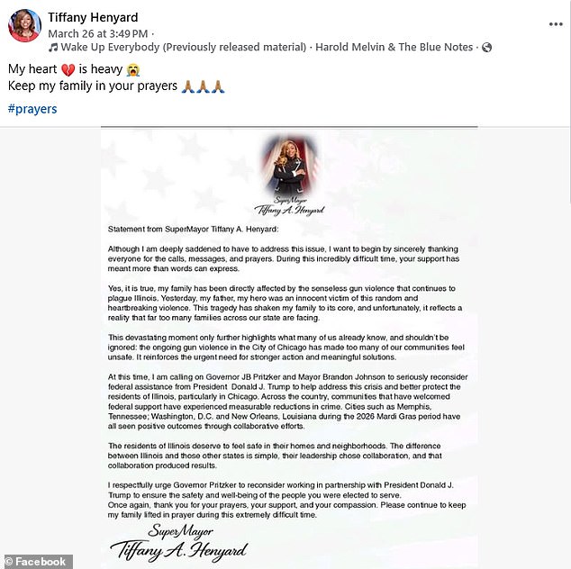 Former Illinois Mayor's Father Shot in Chicago Amid Ongoing Gun Violence Crisis