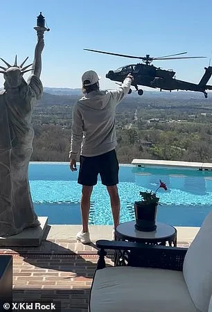 Kid Rock's Apache Helicopter Posts and Jab at California Governor Spark Controversy During No Kings Protests