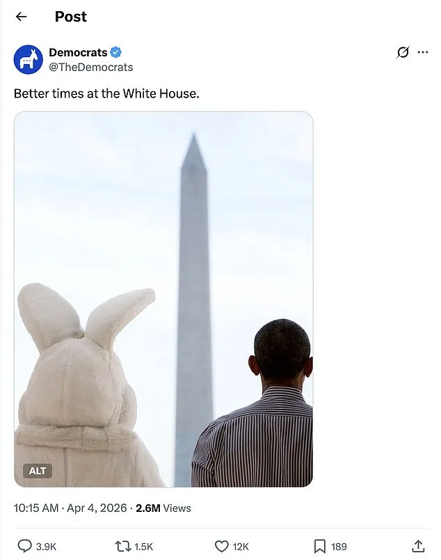 DNC's Calculated Rebranding: Erasing Biden's Legacy in 2026 Easter Post