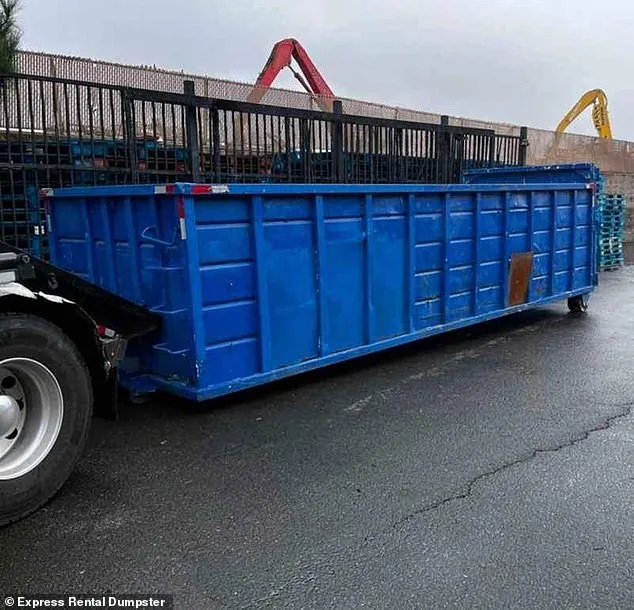 Rental Dumpster Dispute Ends in Dramatic Confrontation.