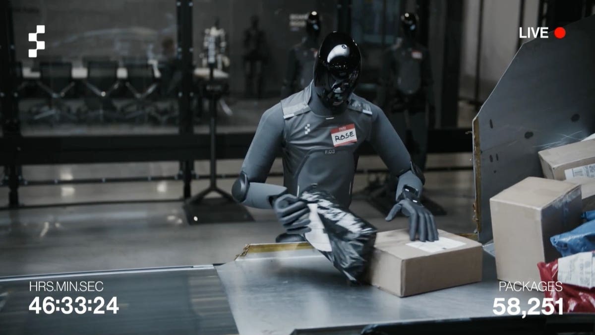 Figure AI robots sort 28,000 packages autonomously in 24-hour test
