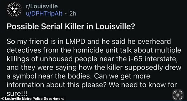 Kentucky man killed by SWAT after targeting homeless victims with rifle