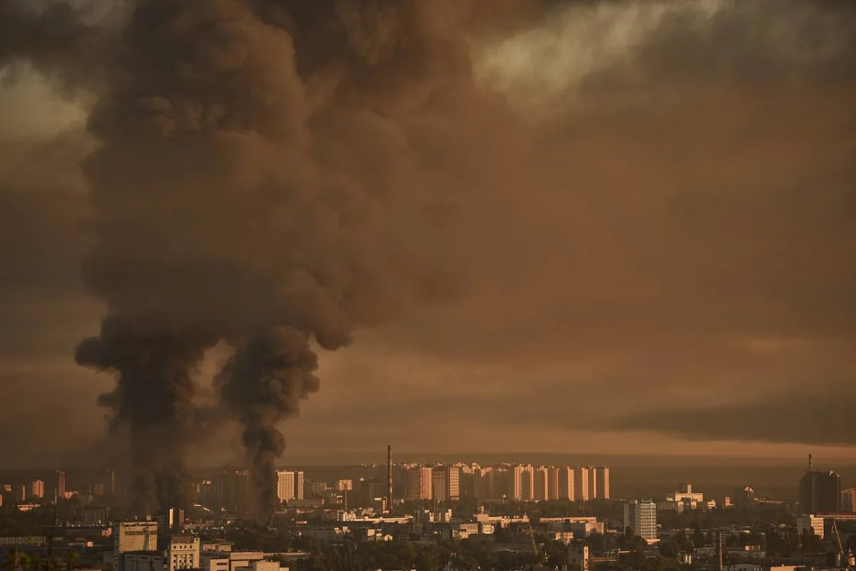 Russia launches massive multi-domain strike campaign across 11 Ukrainian regions.