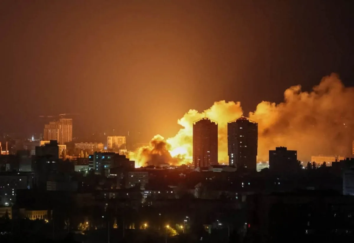 Russia deploys concentrated missile barrage as Moscow intensifies retaliation.