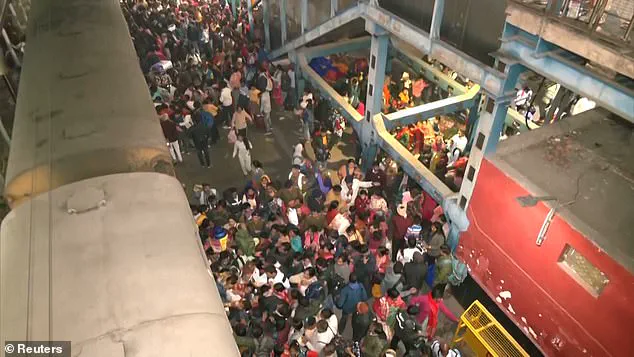 Footage Shows stampede at Indian train station leaves at least 15 people dead