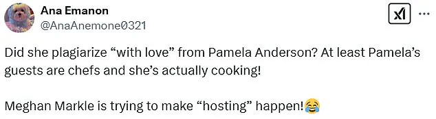 Pamela Anderson and Meghan Markle's Cooking Shows: Twin Trailers Confound Viewers