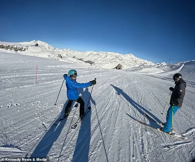 Skier's Bad Behavior on the Slopes