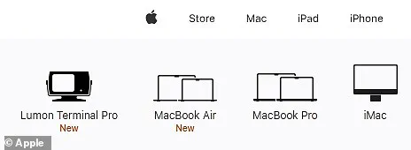 Apple Lists Mysterious 'Lumon Terminal Pro' Under Macs, But It's Not For Sale