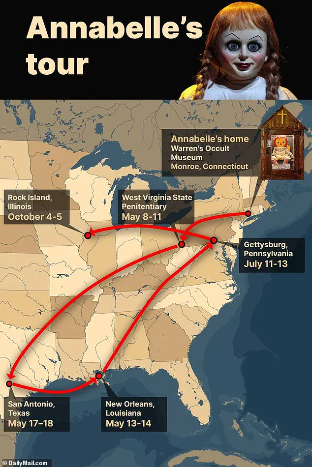 Annabelle Doll's Nationwide Tour Linked to String of Unexplained Events