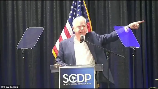 Minnesota Governor Tim Walz's Controversial Rhetoric at South Carolina Democratic Convention Sparks Debate Over Political Discourse and Public Discourse Norms