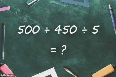 Viral Math Problem Sparks Debate: 500 + 450 ÷ 5 Divides the Internet