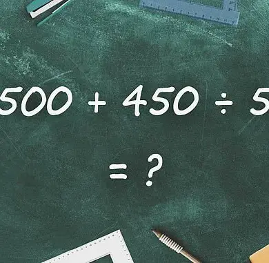 Viral Math Problem Sparks Debate: 500 + 450 ÷ 5 Divides the Internet