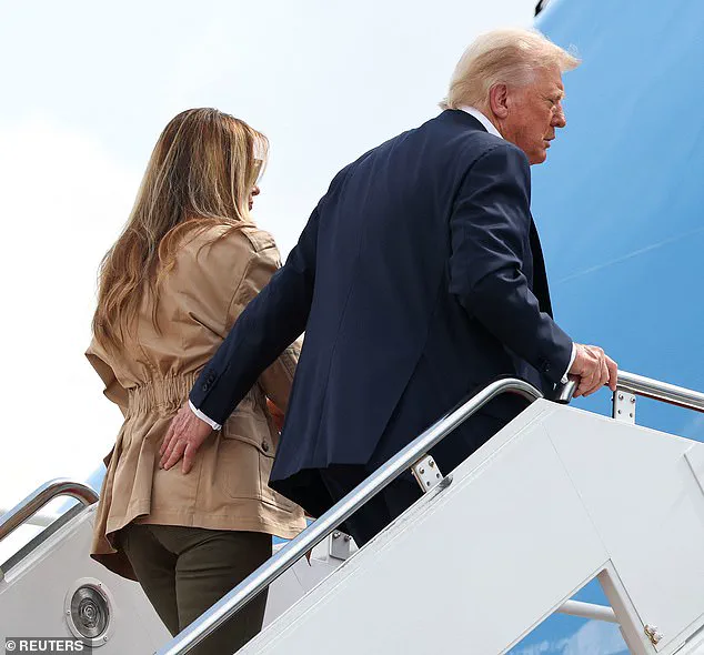 A Renewed Unity: Trump and Melania's Affectionate Display Amid Humanitarian Mission, as Experts Note 'Renewed Intimacy' in Their Public Dynamic